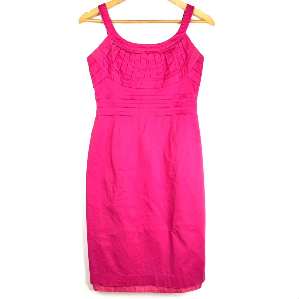 Calvin Klein Pink Pleated Bodice Sheath Dress 2